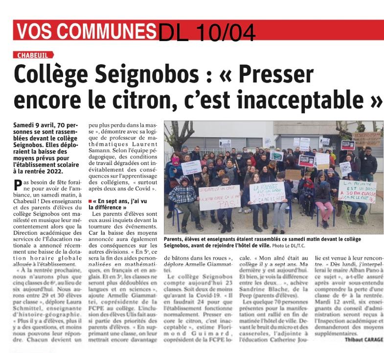 Article de presse 